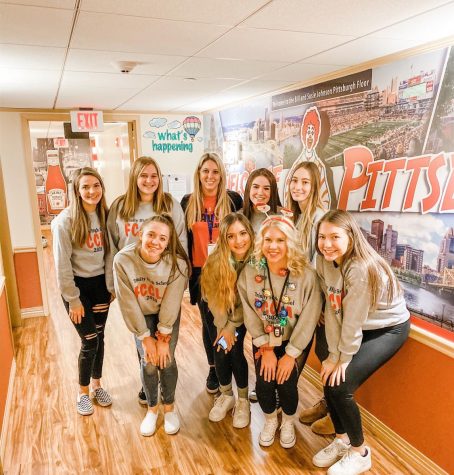 FCCLA decorates doors for Ronald McDonald House
