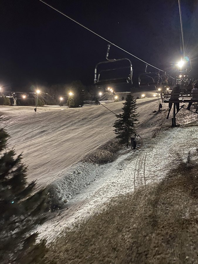 The picture above is one of the North Face slopes and lift at Seven Springs Mountain Resort.  
