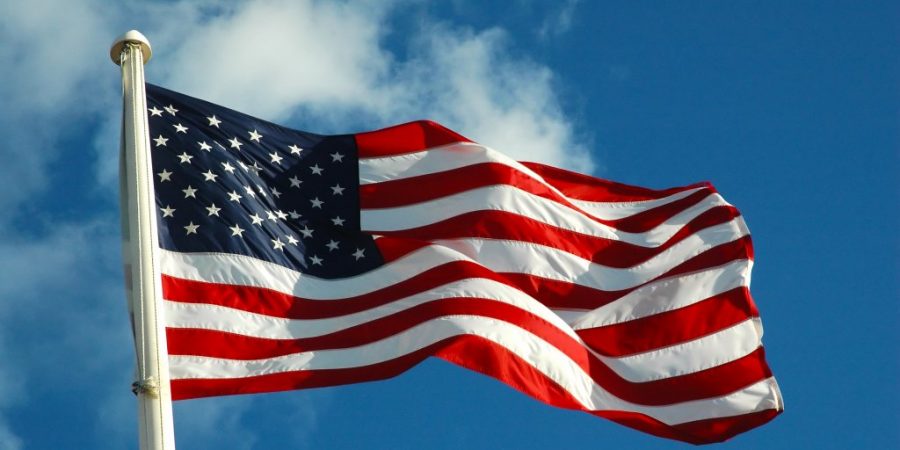 The American flag still stands tall as a staple symbol to represent our country.