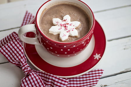 A warm cup of hot chocolate or coffee can be the perfect drink on a cold winter day.