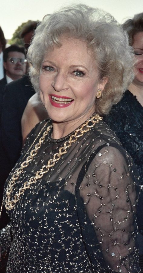 Betty White wore this sparkling number at the 1989 Emmy Awards! She received eight Emmy Awards in her time, including the Lifetime Achievement Award in 2015.