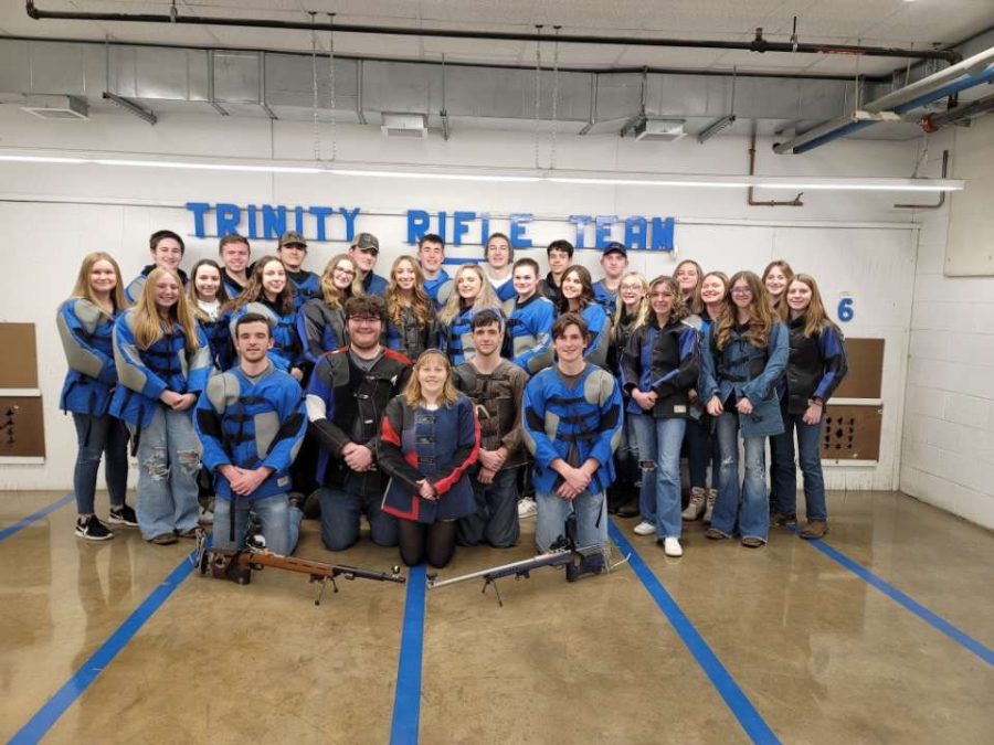While the Rifle Team may be considered Trinitys hidden gem, the group is very large and includes members from every grade level!
