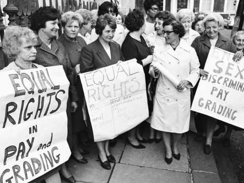 Over 75,000 women from Iceland joined together in 1975 to go on strike to close the gender pay gap and demand equal rights. 
