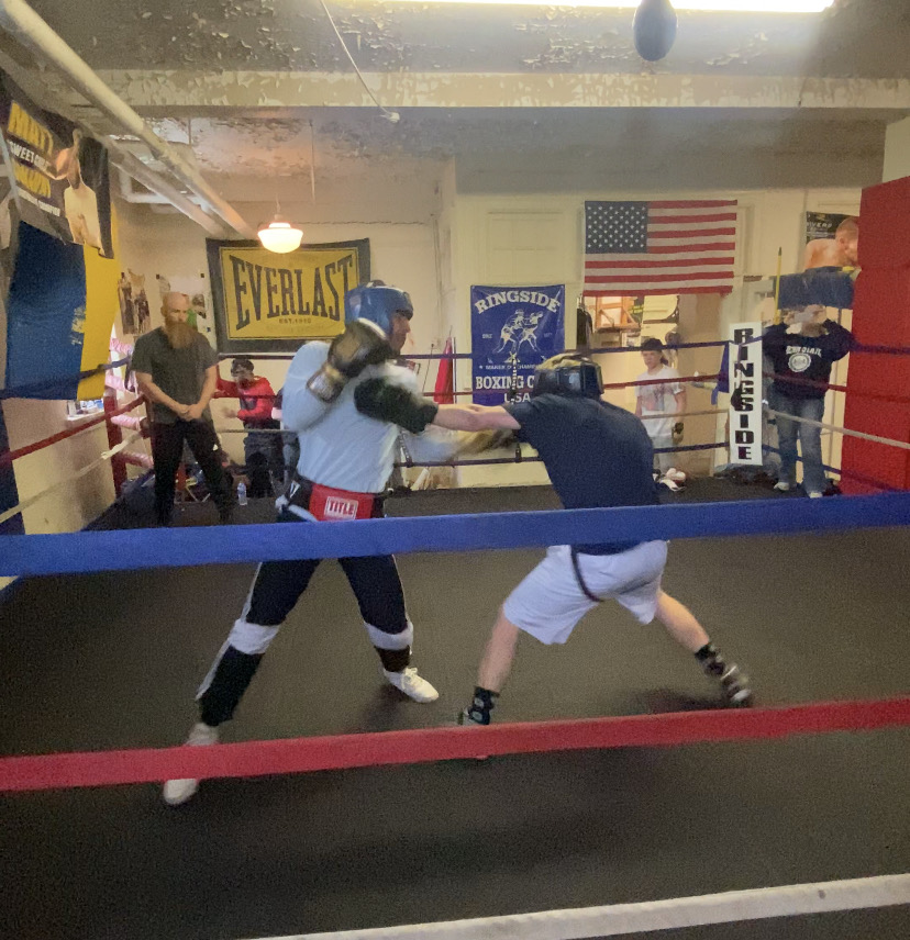 Boxing runs in the family, at least for Gonzalez (pictured  above left in a match at the Brownson House) and his siblings. His older brother inspired him to start in the first place and his sister, Sandra, boxed for a while, too. 
