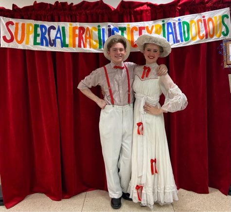 Seniors Nick Hammer and Savannah Ikach pose after their final performance of the musical Mary Poppins. The seniors will be continuing on in their individual entertainment careers after graduation and continuing to bring new light to their respective fields! Congratulations Hammer and Ikach and thank you for sharing your talent with Trinity. 
