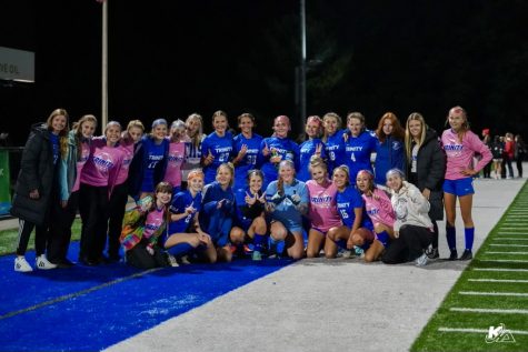 The Trinity Lady Hillers steal a win against Chartiers Valley after a great game of hard work. The girls won 1-0 with a goal from Courtney Lowe and incredible saves from goalkeeper Ruby Morgan.
