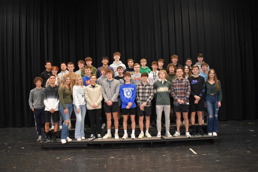 Members of the Investment Club pose for a yearbook picture on club picture day. The Investment club will be meeting every other Wednesday in the media room. If you want to join email Mr. Scarmazzi or Owen Baker for any further details.
