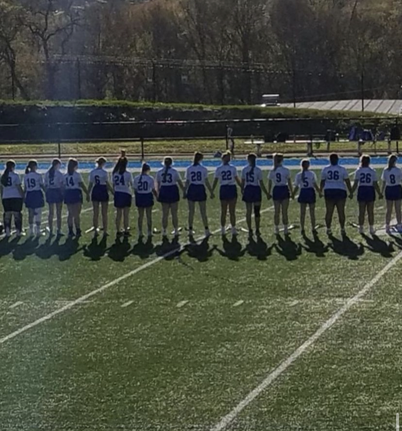 The girls get ready to end the 2022 season on senior night. This home game against Ambridge resulted in a Hiller win 17-3.