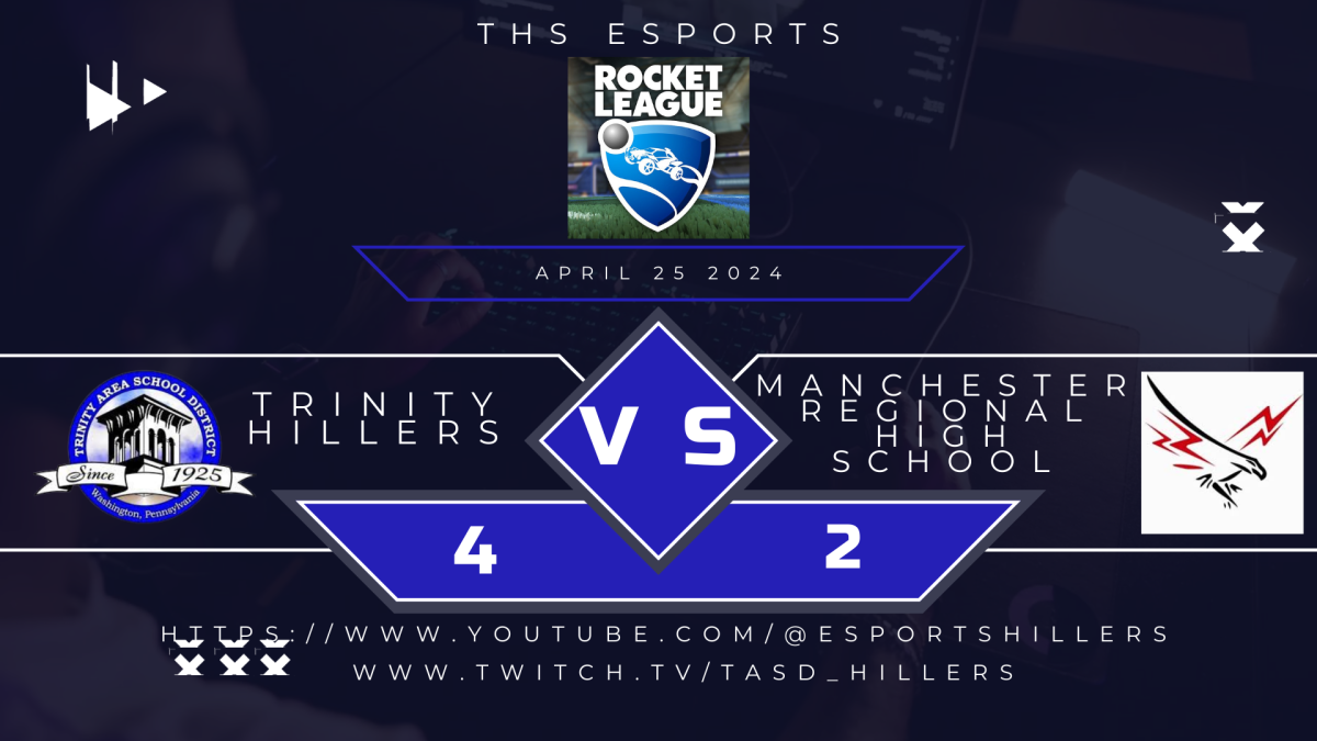 On Thursday, April 25, 2024, the eSports Rocket League Team Lightning won their game against Manchester Regional High School with a score of 4 games to 2 in a best of 7 games, to advance to the finals of the PlayVS Eastern Region Rocket League League. The finals will take place on Thursday, May 2, 2024, at 4:00 p.m. and will be streamed on the twitch channel at twitch.tv/tasd_hillers  Congratulations to Bobby Ballentyne, Sheldan Arroyo, and Ryan Torboli for making it to the finals!