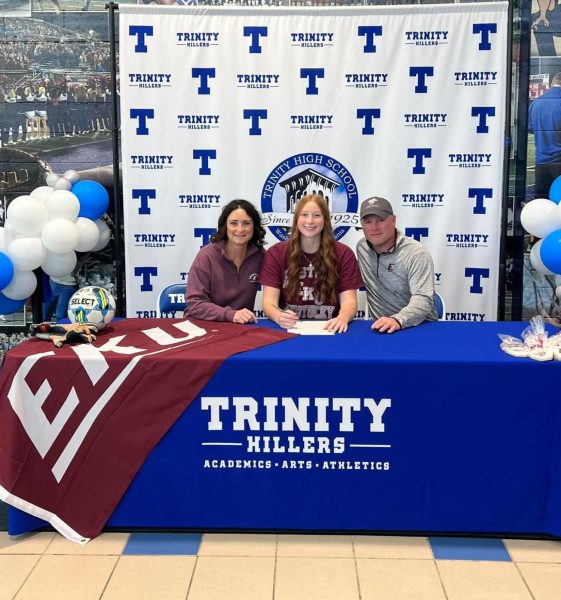 Ruby Morgan works hard on and off the soccer field. She is a two sport athlete and has recently committed to play soccer at Eastern Kentucky University.