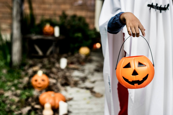 Trick-or-Treaters have a wide range of costumes to choose from. A simple ghost is a classic, easy route anyone can take!