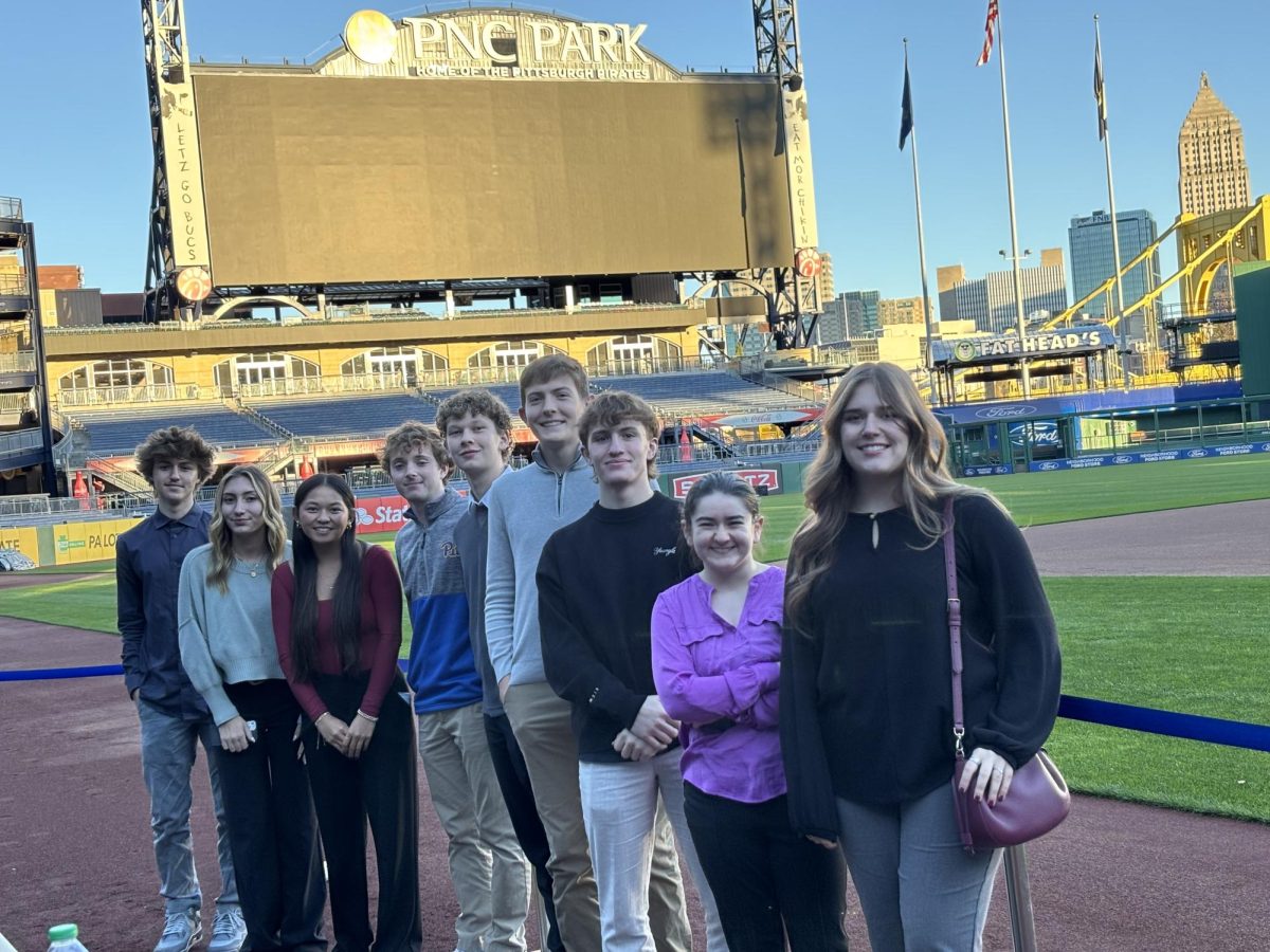 Accounting students traveled to PNC Park and met with people who worked for the Pittsburgh Pirates. Students learned about networking, resume and cover letter building and had a Q&A with representatives from the professional baseball team.
