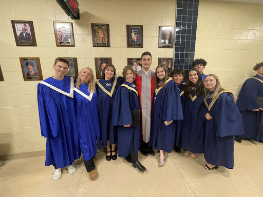 Last year, many of the Trinity students connected well with the McGuffey and Fort Cherry scholars at the performance held at Ringgold High School. County Band and Choir is an opportunity for Trinity students to work with and make long-lasting friendships with students from neighboring schools. Any student who is interested in trying out next year can contact Mr. Komula or Mr. Hilty via Trinity email. 