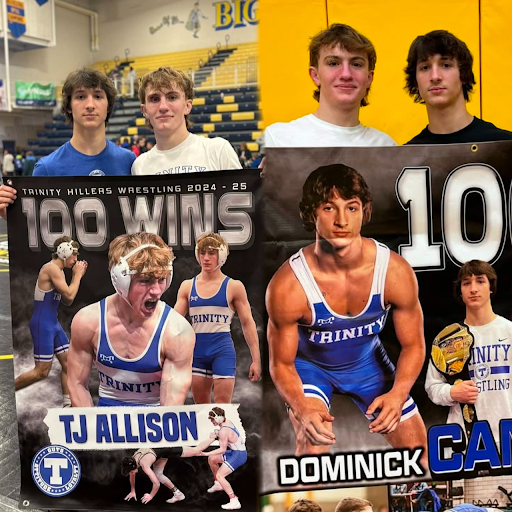 Dominick Canali and TJ Allison were able to reach 100 career wins as practice partners and helped each other be their best on and off the mat. 