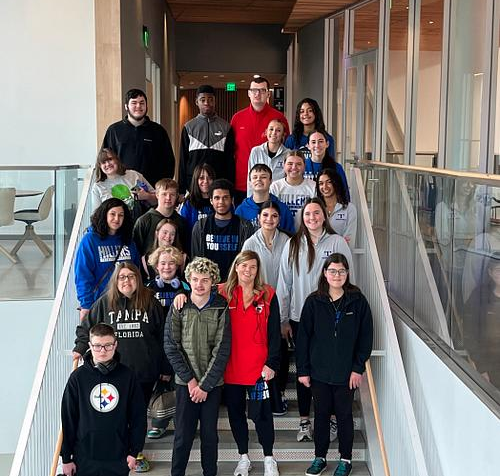 Trinity High School’s students with special needs regularly take field trips with their Best Buddies. Best Buddies is a club Trinity offers where kids spend time with and befriend other students, those with special needs.