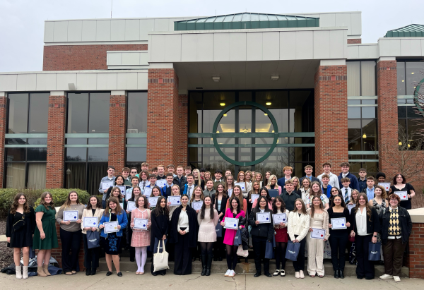 Pictured above is Trinity’s PJAS team at regionals, where almost 73 students competed. Aside from the academic value of PJAS, many of the seniors cherish the memories they’ve made with their friends on the States trip to Penn State University. On this trip, students have the opportunity to present their projects once again, explore a college campus, live in the dorms and make new memories with friends.