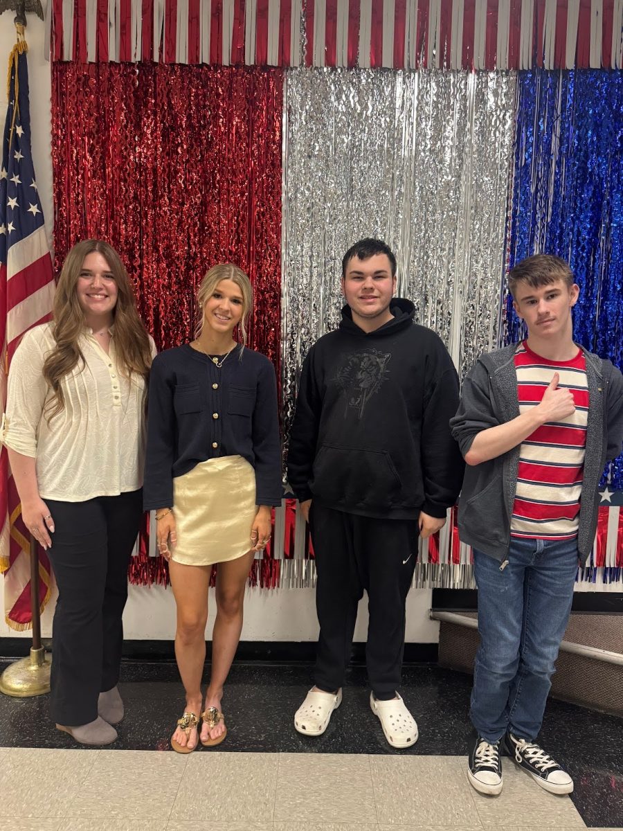 Congratulations to the THS students named winners of the 2025 Americanism Essay Contest sponsored by American Legion Post 175: Sylvia Stoy, Gianna Stiehler, Quinn Halligan, Maddox Garber, and Miranda Schury (not pictured).