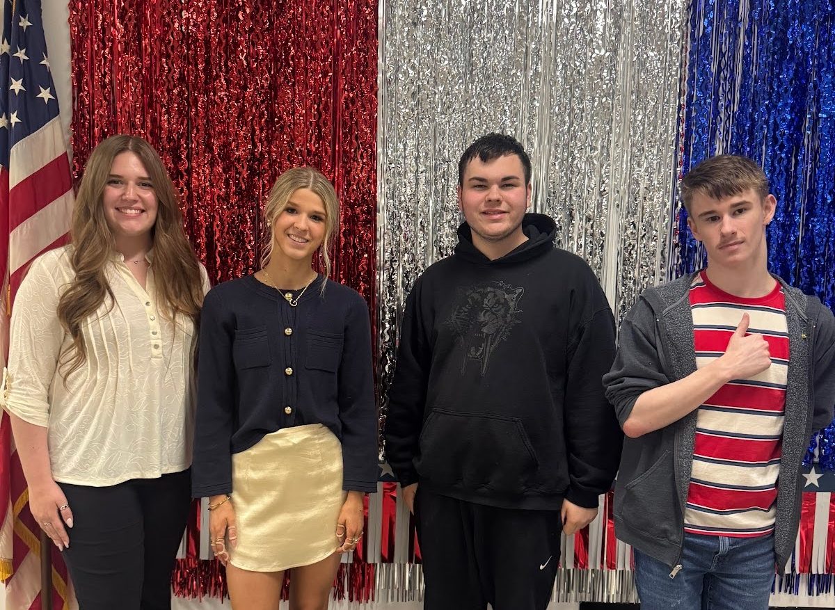 Congratulations to the THS students named winners of the 2025 Americanism Essay Contest sponsored by American Legion Post 175: Sylvia Stoy, Gianna Stiehler, Quinn Halligan, Maddox Garber, and Miranda Schury (not pictured).