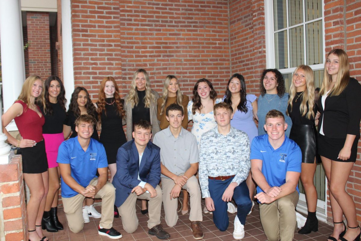 Pictured are this year's Mr. Trinity nominees and Homecoming court. Make sure to wish the seniors luck!