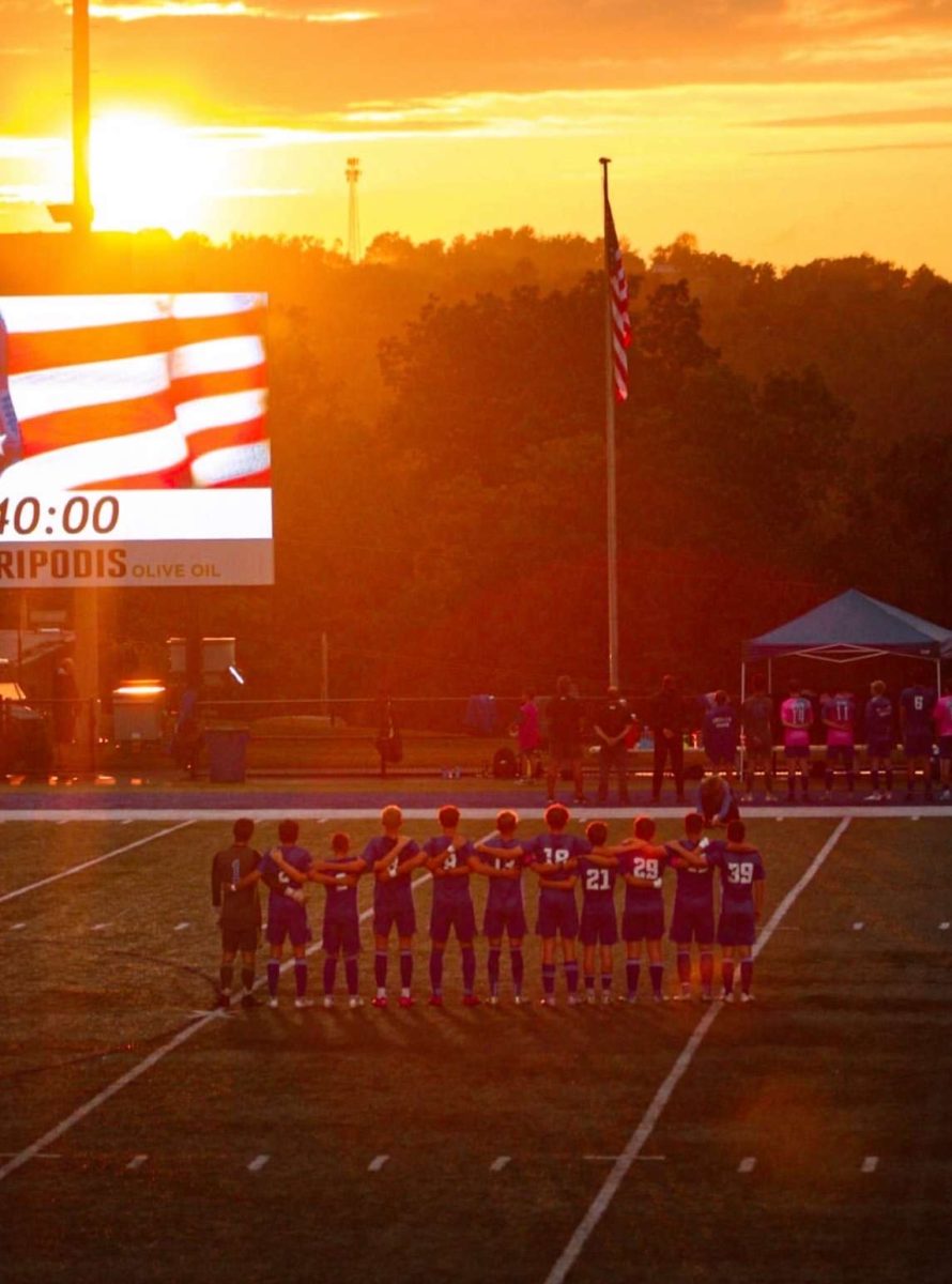 The Hillers prepare to face their rival team, Ringgold, at their home field. The game was on September 4, 2025, with a winning score of 4-1.
