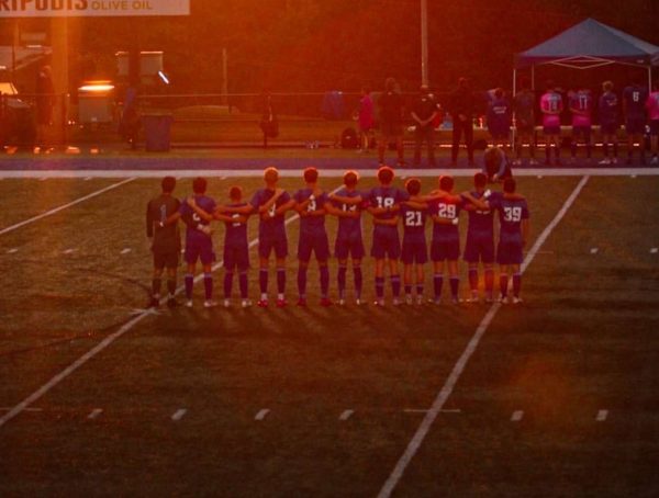 The Hillers prepare to face their rival team, Ringgold, at their home field. The game was on September 4, 2025, with a winning score of 4-1.
