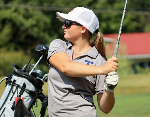 Sophomore Izzy Lesako has been golfing since she was seven years old. The sport inspires her to improve and she puts in the effort to be the best golfer she can be at every practice.