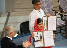 Malala Yousafzai received the Nobel Peace Prize in 2014 at only 17 years old. She is the youngest winner of the prize in history. 