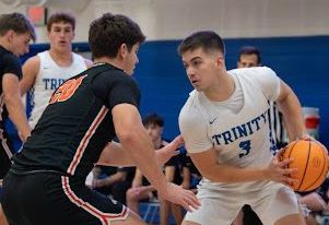 Pictured is Senior and long-time Hiller Anthony Giorgi playing against the Bethel Park Black Hawks on Thursday, Dec 1, 2025. The boys won 55-51 in a riveting to-the-buzzer game.
