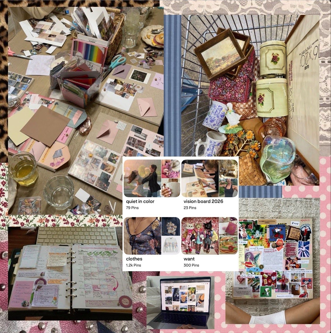 The new year is known as an opportunity to change for the better. Many people use Pinterest to plan out exactly what they want that change to look like, as seen in the collage above.