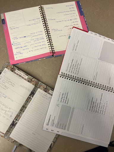 While digital planners are all the rage now, you can’t go wrong with old-fashioned paper! It can be customized and tailored to any aesthetic while keeping all assignments, events and projects organized. 
