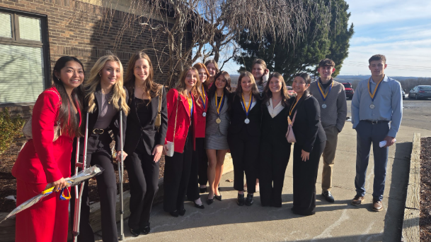 Trinity’s FBLA group attended the Future Business Leaders of America award ceremony on December 2, 2025, and came home with plenty of awards.
